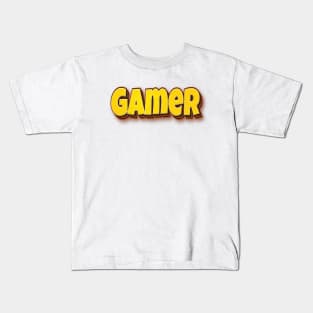 Gamer Video Gaming Words Gamers Use. I Love Playing Esports! Kids T-Shirt